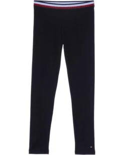 Tommy Hilfiger Kids Global Stripe Waistband Legging (Big Kids) | Pants