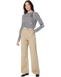 Tommy Hilfiger Long Sleeve Stripe Tie Neck Top | Shirts & Tops -Styled Soles 610AvdCi2vL. AC SR736920