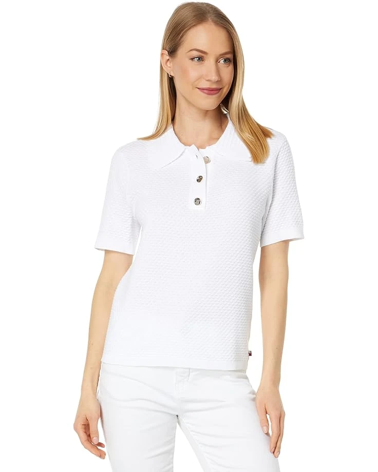 Tommy Hilfiger Scallop Edge Polo | Shirts & Tops 1 Tommy Hilfiger Scallop Edge Polo | Shirts & Tops