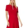 Tommy Hilfiger Global Short Sleeve Zip Polo Dress | Dresses