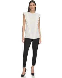 Tommy Hilfiger Sleeveless Ruffle Blouse | Shirts & Tops -Styled Soles 61MTU6k0Q8L. AC SR736920