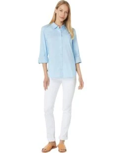 Tommy Hilfiger Solid Roll Tab | Shirts & Tops -Styled Soles 61R1Mk1aSAL. AC SR736920