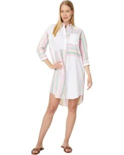Tommy Hilfiger Stripe Patchwork Shirt Dress | Dresses