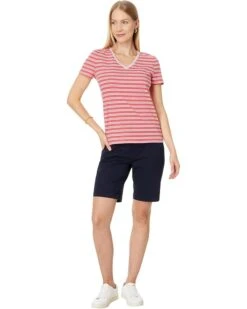 Tommy Hilfiger Double Stripe Vneck Tee | Shirts & Tops -Styled Soles 61T5 NcciEL. AC SR736920