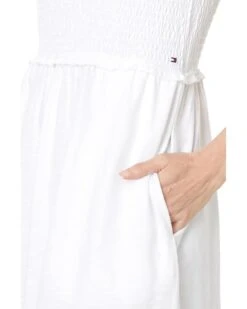 Tommy Hilfiger Solid Smocked Midi Dress | Dresses 6 Tommy Hilfiger Solid Smocked Midi Dress | Dresses -Styled Soles 61UFOHdiIfL. AC SR736920