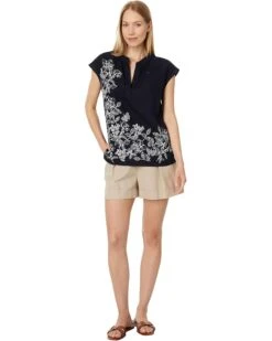 Tommy Hilfiger Short Sleeve Butterfly Popover | Shirts & Tops -Styled Soles 61XmsieO4SL. AC SR736920