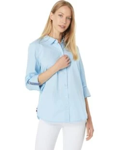 Tommy Hilfiger Solid Roll Tab | Shirts & Tops