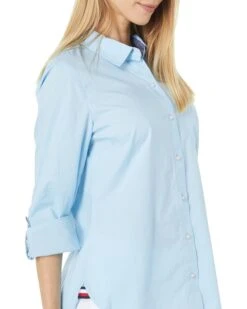 Tommy Hilfiger Solid Roll Tab | Shirts & Tops -Styled Soles 61Zc0aU0VSL. AC SR736920
