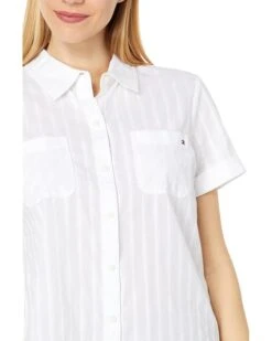 Tommy Hilfiger Dobby Camp Shirt | Shirts & Tops -Styled Soles 61dxMenUFKL. AC SR736920