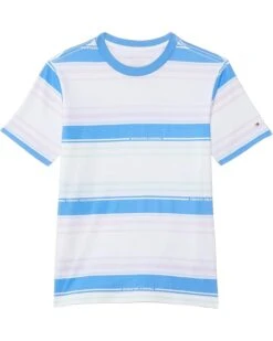 Tommy Hilfiger Kids Wordmark Short Sleeve T-Shirt (Big Kids) | Shirts & Tops