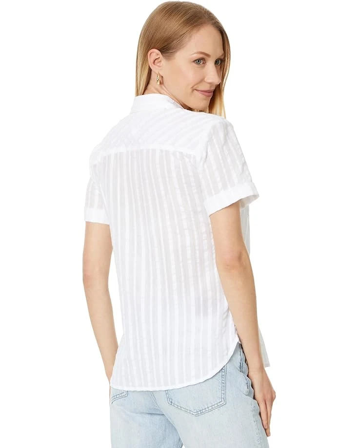 Tommy Hilfiger Dobby Stripe Camp Shirt | Shirts & Tops 2 Tommy Hilfiger Dobby Stripe Camp Shirt | Shirts & Tops - Image 2