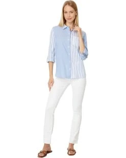 Tommy Hilfiger Stripe Roll Tab | Shirts & Tops -Styled Soles 61kst4oFZQL. AC SR736920