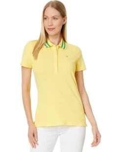 Tommy Hilfiger Solid Polo With Tipping | Shirts & Tops