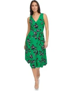 Tommy Hilfiger Floral Midi Fit and Flare | Dresses
