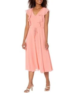 Tommy Hilfiger Clip Chiffon Dress | Dresses