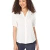 Tommy Hilfiger Short Sleeve Smock Yoke Top | Shirts & Tops