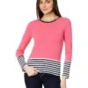 Tommy Hilfiger Long Sleeve Color-Block Stripe Tee | Shirts & Tops