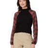 Tommy Hilfiger Long Sleeve Mixed Media Top | Shirts & Tops