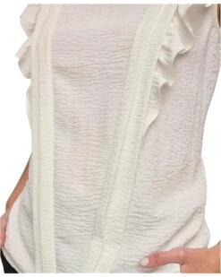 Tommy Hilfiger Sleeveless Ruffle Blouse | Shirts & Tops -Styled Soles 715xQoWSjvL. AC SR736920