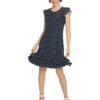 Tommy Hilfiger Mixed Media Dot Shift Dress | Dresses