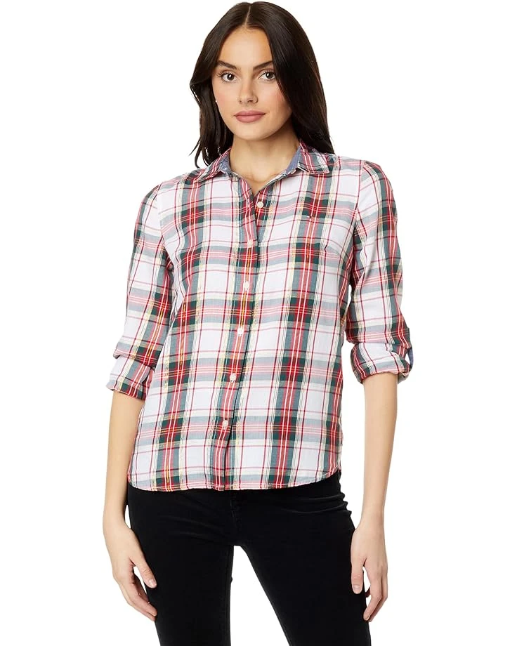 Tommy Hilfiger Tartan Roll Tab Top | Shirts & Tops 1 Tommy Hilfiger Tartan Roll Tab Top | Shirts & Tops