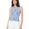 Tommy Hilfiger Sleeveless Floral Smocked Top | Shirts & Tops