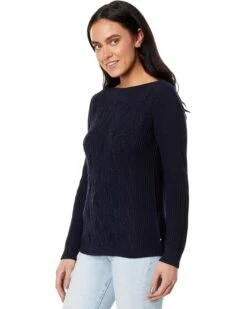 Tommy Hilfiger Cate Cable Boatneck Sweater | Sweaters