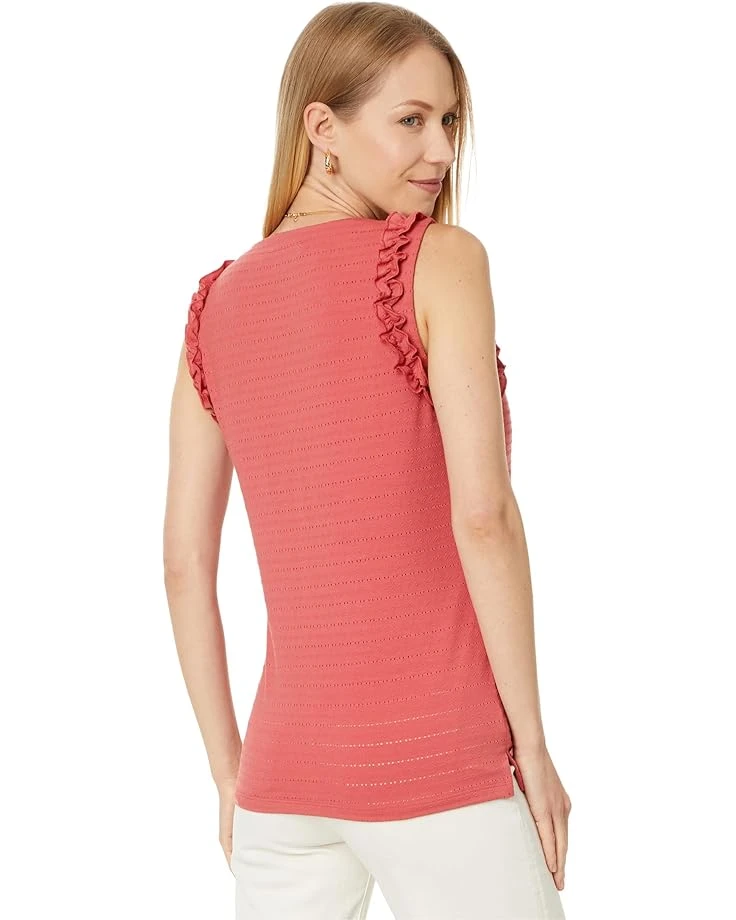 Tommy Hilfiger Sleeveless Ruffle Tank | Shirts & Tops 2 Tommy Hilfiger Sleeveless Ruffle Tank | Shirts & Tops - Image 2