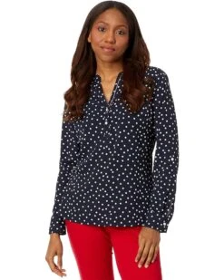 Tommy Hilfiger Dot Popover Tunic | Shirts & Tops