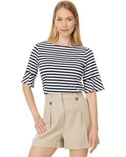 Tommy Hilfiger Striped Top With Flare Sleeve | Shirts & Tops -Styled Soles 71VVwJhXrfL. AC SR736920