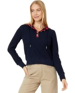 Tommy Hilfiger Mixed Media Waffle Hoodie | Hoodies & Sweatshirts