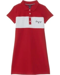 Tommy Hilfiger Kids Pieced Polo Dress (Big Kids) | Dresses