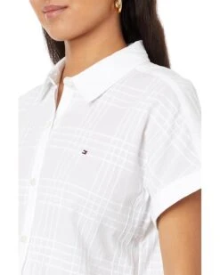 Tommy Hilfiger Dobby Plaid Shirt | Shirts & Tops -Styled Soles 71gIU4pueGL. AC SR736920