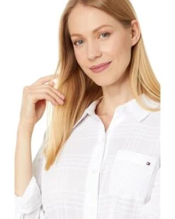 Tommy Hilfiger Plaid Dobby Roll Tab | Shirts & Tops 7 Tommy Hilfiger Plaid Dobby Roll Tab | Shirts & Tops -Styled Soles 71iAR8OOG4L. AC SR736920