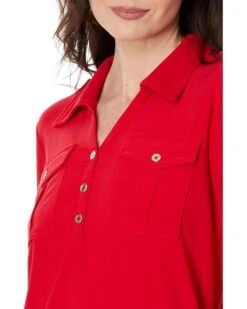 Tommy Hilfiger Long Sleeve Utility Top | Hoodies & Sweatshirts -Styled Soles 71ixXJ8Ns9L. AC SR736920