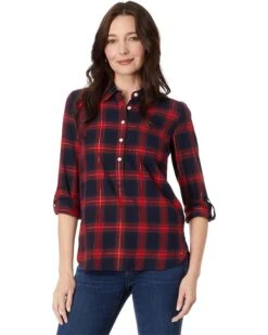 Tommy Hilfiger Plaid Popover | Shirts & Tops