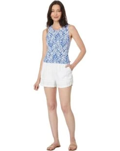 Tommy Hilfiger Sleeveless Floral Smocked Top | Shirts & Tops -Styled Soles 71k1MXkcFrL. AC SR736920