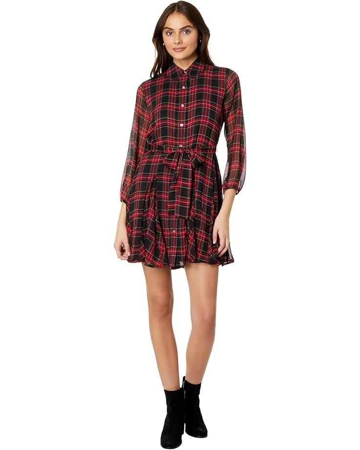 Tommy Hilfiger Long Sleeve Plaid Dress | Dresses 4 Tommy Hilfiger Long Sleeve Plaid Dress | Dresses - Image 4