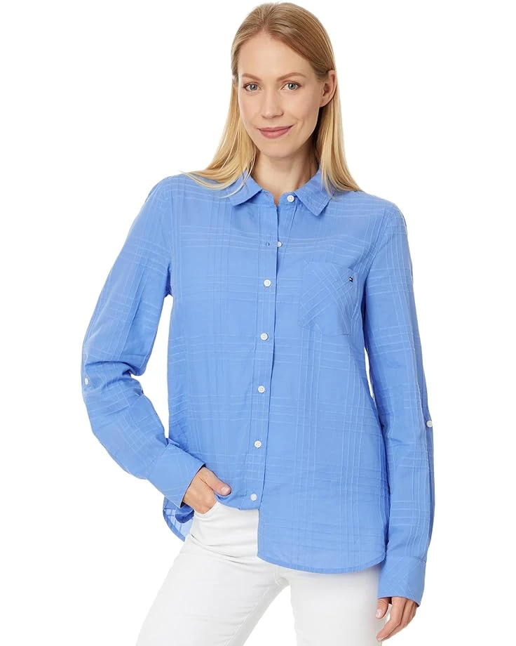 Tommy Hilfiger Plaid Dobby Roll Tab | Shirts & Tops 5 Tommy Hilfiger Plaid Dobby Roll Tab | Shirts & Tops - Image 5