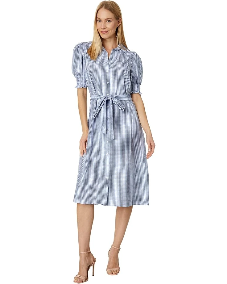 Tommy Hilfiger Puff Sleeve Gingham Midi Dress | Dresses 4 Tommy Hilfiger Puff Sleeve Gingham Midi Dress | Dresses - Image 4
