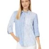 Tommy Hilfiger Stripe Roll Tab | Shirts & Tops