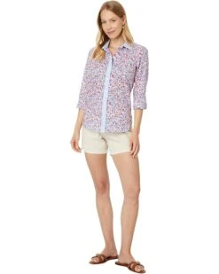 Tommy Hilfiger Floral Roll Tab | Shirts & Tops -Styled Soles 71xXuqWvlhL. AC SR736920