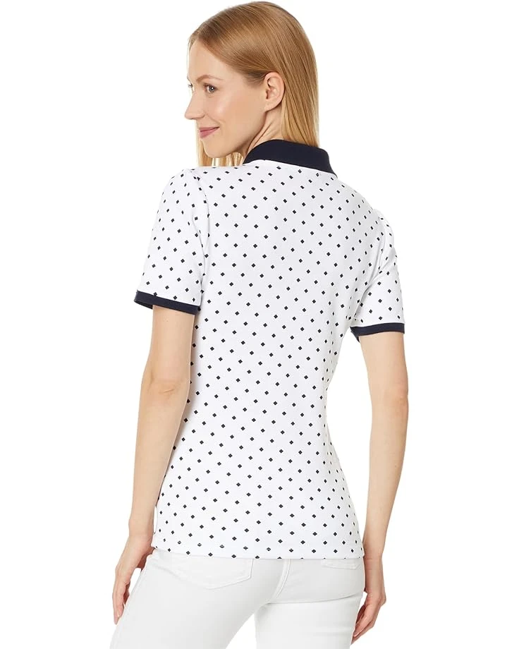 Tommy Hilfiger Puff Sleeve Dot Interlock Polo | Shirts & Tops 2 Tommy Hilfiger Puff Sleeve Dot Interlock Polo | Shirts & Tops - Image 2
