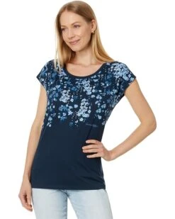 Tommy Hilfiger Short Sleeve Ombre Floral Tee | Shirts & Tops