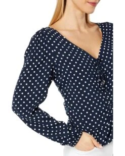 Tommy Hilfiger Long Sleeve Top with Ruching | Shirts & Tops -Styled Soles 816kVPR2y5L. AC SR736920