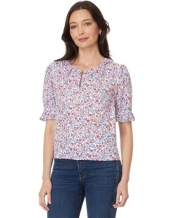 Tommy Hilfiger Floral Puff Sleeve Top | Shirts & Tops