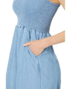 Tommy Hilfiger Chambray Smocked Jumpsuit | Jumpsuits & Rompers -Styled Soles 81M71M0kSdL. AC SR736920