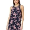Tommy Hilfiger Sleeveless Crescent Floral Double Layer Chiffon Dress | Dresses