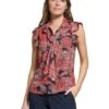 Tommy Hilfiger Sleeveless Blouse with Tie | Shirts & Tops