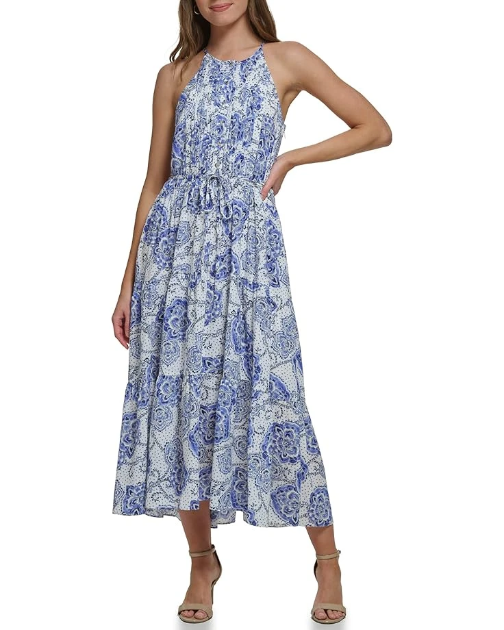 Tommy Hilfiger Pleated Button Front Maxi Dress | Dresses 1 Tommy Hilfiger Pleated Button Front Maxi Dress | Dresses